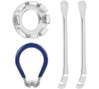 TX Set di Chiavi per Raggi della Bicicletta, 4 Pezzi Chiave per Raggi Bicicletta,Strumento per Raggi, Rim Tool Tiraraggi Universale per Regolare i Cerchi di Biciclette 10-15G