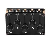 TX400 SUON LINE MIXER 4 CANALE Mini stereo Stereo Portable Passive Mixer Compact Sound Board Console per barrettanti Feste Metal 176G