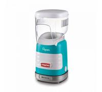 Ariete 2956, Pop Corn Party Time, Macchina per Pop Corn, Scoppia 60gr di Mais per Pop Corn in 2 minuti con Aria Calda, Senza Grassi, 1000 Watt, Azzurro