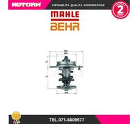 MAHLE ORIGINAL TX 80 83 Termostato motore