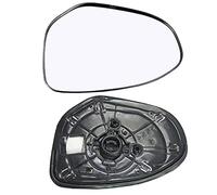 TXBZQKJ Vetro Specchio per Mazda 2 3 6 Specchietto Retrovisore Esterno Porta Laterale Sinistro Destro Riscaldato con Piastra di Supporto 2007-2014,Left