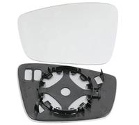 TXBZQKJ Vetro Specchio per Seat MII Toledo Specchietto Retrovisore Esterno Porta Laterale Sinistro Destro Riscaldato con Piastra di Supporto 2011-2016,Left