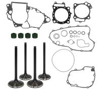 TXCJNIU Per CRF450R CRF450 R 2002 2003 2004 2005 2006 Kit Completo di Guarnizioni per Cilindro, Valvola di Aspirazione E Scarico del Motore della Motocicletta