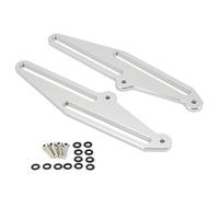 TXDBD Regolatori Per Parabrezza Moto Per Yamaha Tenere 700 XTZ 700 XT700Z T700 2019-2024 Kit Di Supporto Per Parabrezza Parabrezza Carenatura Del Faro Dello(Argento)