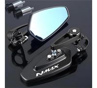TXDBD Specchietti Retrovisori Laterali Per Moto Per YAMAHA N-MAX 155 250 400 125 Specchietto Retrovisore Manubrio Sinistro Destro parcheggio specchietto(Colore 1)