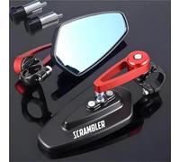 TXDBD Specchietti Retrovisori Per Moto Per Ducati Scrambler 400 800 1100 2014 2015 2016 2017 Specchietto Retrovisore Laterale Per Estremità Manubrio parcheggio specchietto(Colore 4)