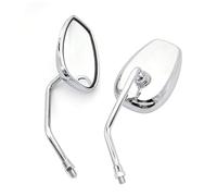 TXDBD Specchietto Retrovisore Per Moto Per Suzuki GN 125, Montaggio Su Manubrio, Convesso, Riflettore Sinistro E Destro parcheggio specchietto