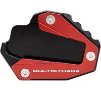 TXDBD Supporto Per Cavalletto Laterale Per Ducati Multistrada 1200 Enduro S 1260 Pikes Peak D/Air Grand Tour 950 950S V4 Rally Sport Cavalletto Laterale Prolunga(ROSSO)