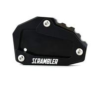 TXDBD Supporto Piastra Di Estensione Per Moto Per Ducati Scrambler Icon Dark Full Throttle 2025, Scrambler 1100 800 Desert Sled Cavalletto Laterale Prolunga(Nero)
