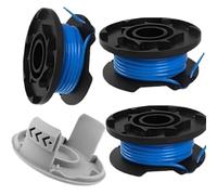 Txdzking 3 bobine di filo per decespugliatore linea 1 copertura per bobina compatibile con Ryobi One+ AC14RL3A RAC124 OLT1832 RLT183215 RLT2925 RLT1825M13, ricambio per Ryobi 18 V 24 V 40 V filo