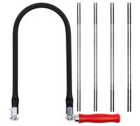 TXErfolg Arco per sega da traforo Seghetto da Traforo manuale con 8 Lame (4#6#8#10#) e Arco per Metallo e Legno Impugnatura in Legno Lame Organizzate Tagli di Precisione Seghetto