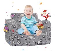 TXGDPIONEER Divano letto per bambini, 2 in 1, pieghevole, si illumina al buio, per ragazze e ragazzi