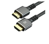 TXJZUQPJ HDMI2.1 TV via cavo ad alta definizione monitor del computer schermo proiettore connessione cavo dati cavo HDMI 8K(10 m)