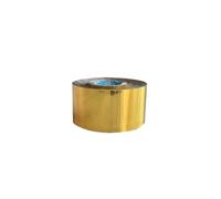 TXLEAPEY 1 Rotolo 3 cm x 120 m 10 Colori for Stampa a Caldo, trasferimento di Calore, tovagliolo, doratura, Carta in PVC, Rilievo(Gold)