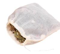 TXLEAPEY 100/50/10 pezzi riutilizzabili 6x8 cm/8x10/10x15 cm/15x20 cm/20x25 cm/25x30 cm/30x40 cm mussola di cotone sacchetti con cordoncino for sapone alle erbe tè(300x400mm 10pcs)