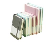 TXLEAPEY 3 pezzi A6 A7 Mini Notebook Tascabile Portatile Blocco Note Memo Diario Planner Agenda Organizer Sketchbook Ufficio Scuola Cancelleria 100 fogli(White,A6)