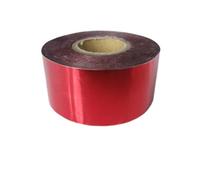 TXLEAPEY 3CMx120M Rotolo di Carta for Stampa a Caldo Rotoli di Carta Borsa Fai da Te Decorazioni for Carte for trasferimento di Calore Laminazione Tovagliolo Doratura PVC(Red)
