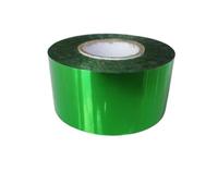 TXLEAPEY 3CMx120M Rotolo di Carta for Stampa a Caldo Rotoli di Carta Borsa Fai da Te Decorazioni for Carte for trasferimento di Calore Laminazione Tovagliolo Doratura PVC(Green)