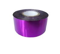 TXLEAPEY 3CMx120M Rotolo di Carta for Stampa a Caldo Rotoli di Carta Borsa Fai da Te Decorazioni for Carte for trasferimento di Calore Laminazione Tovagliolo Doratura PVC(Purple)