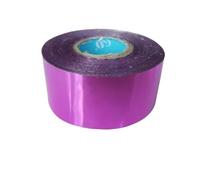 TXLEAPEY 3CMx120M Rotolo di Carta for Stampa a Caldo Rotoli di Carta Borsa Fai da Te Decorazioni for Carte for trasferimento di Calore Laminazione Tovagliolo Doratura PVC(Light Purple)