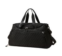 TXLEAPEY Borsone da Viaggio Oxford for Uomo e Donna, Impermeabile, Sportivo, da Palestra, a Tracolla, for Weekend, da Viaggio, Grande capacità(Black)