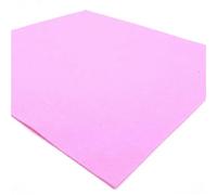 TXLEAPEY Feltro colorato 3 fogli 2 mm di spessore 100 * 100/50 * 50 cm tessuto in feltro fai da te artigianato bambini fiori in fatti a mano giocattoli bambole decorate album ritagli(Pink,50x50 cm)