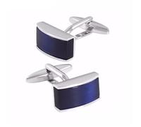 TXLEAPEY Gemelli Quadrati in Pietra Blu for Bottoni for Camicie da Uomo Gemelli Gioielli da Sposa