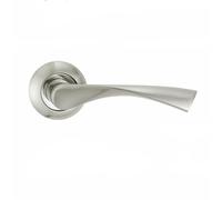 TXLEAPEY Maniglia for porta moderna Serratura for interna minimalista divisa for la casa Camera da letto Accessori for pomello for a leva for(Silver)