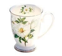 TXLEAPEY Tazze da caffè divertenti in porcellana 300 ml, con dipinti floreali in, tazzine espresso vintage di campagna, bicchieri Taza Tea Cup Art(1pc)