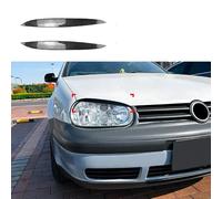 Txopaf 2PCS Auto ABS Lampada Palpebra Sopracciglio, per Golf 4 High 4 Golf MK4 fari Sopracciglia Trim Copertura Car modellazione Adesivi Accessori