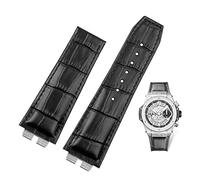 TXQHDHX Custom Crocodile Grain Genuine Leather Watch Band For 411 Quick Release Watch Strap 27-19mm