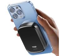 TXQX Il più piccolo caricabatterie magnetico wireless portatile 8000 mAh, batteria Mag-Safe 20 W PD ricarica rapida, USB C in & Out mini power bank magnetico per iPhone 15/14/13/12/Pro/Mini/Pro Max