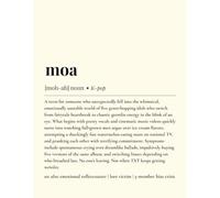 TXT / MOA Dictionary Definition K-Pop Meme Notebook - 8.5" x 11", 200 Pages, Lined Paperback for School, Studying, or Journaling