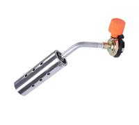 txuzong Bruciatore a gas professionale - Versione in acciaio inox e antivento, utilizzabile per distruggere erbacce e falò, compatibile con bombole di gas standard