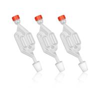 txuzong Set di 3 Tubi a Forma di S e 3 Tappi in Gomma siliconica, | tappo ermetico per il controllo della fermentazione, perfetto per vino, birra, crauti e cibi fermentati, nessuna muffa