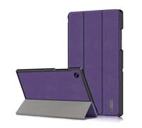 TXWLLIU Custodia per Samsung Galaxy Tab A8 10.5 Pollici 2022/2021 (SM-X200/X205/X207), Custodia Leggera a Tre Ante con Auto Sonno/Veglia, Viola