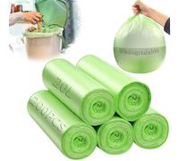 TXXATX 200 Pezzi Sacchi Umido 50x60 cm Sacchetti Biodegradabili per Umido 20L Sacchetti Organico Umido 20 Litri Sacchetti Umido Piccoli Sacchetti per Umido Biodegradabili per Bagno Cucina Giardino