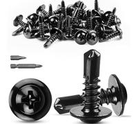 TXXATX 60 viti autofilettanti in metallo M4,8 x 13 mm, autofilettanti 410, in acciaio inox con cacciavite, viti metalliche, autofilettanti per tavole in legno di mobili