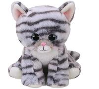 TY 42304 Millie, Gatto, Beanie Babies, Peluche, Grigio, 15 cm