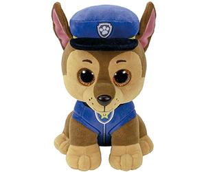 TY 96319 Paw Patrol, Chase, Peluche, 24 cm