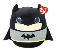 TY Batman Squishy Beanie - 10" morbido giocattolo di peluche | morbido oggetto da collezione per bambini e bambini | peluche di orsacchiotto farcito | DC Comics
