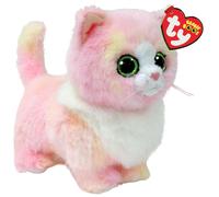 TY Beanie Babies - Beanie Boos, Lady la Gattina con Occhi Azzurri Grandi e Glitt