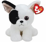 TY- Plush Toys Bulldog Francese Animale di Peluche, Colore Bianco, 15 CMS High, 41203