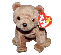 Ty Beanie Baby - Pecan l'orso, peluche a sacco [Giocattolo]