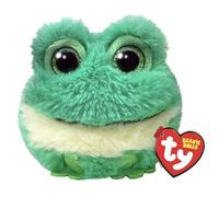 Ty Beanie Balls - Gilly la Ranocchia con gli Occhioni Verdi Glitter, Animaletti di Peluche Morbidi e Tondi da Collezionare - 8 cm - T42550