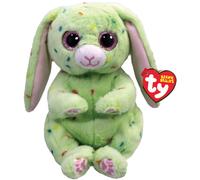 Ty Beanie Bellie Peridot - Green Pasqua Bunny - 6 """" Child