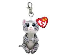 Ty Beanie Bellies Clips Anello Porta Chiavi di Peluche, Mitzi Il Gattino con Occ