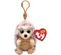 Ty Beanie Bellies Clips T43114 Soft Toy Key Ring Bumper the Hedgehog with Green