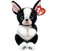 Ty Beanie Bellies Tink il French Bulldog con gli Occhioni Azzurri Glitter, i Coccolosi Animaletti di Peluche con il Pancino Morbido Originali 20 Cm T41054