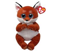 Ty Beanie Bellies Witt la Volpe con Occhioni Azzurri Glitter, i Peluche col Pancino Morbidi e Coccolosi 30 cm, T43214